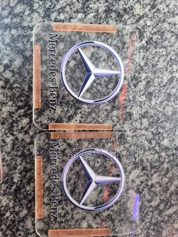 Mercedes Cars Clear Branded Industry Holders