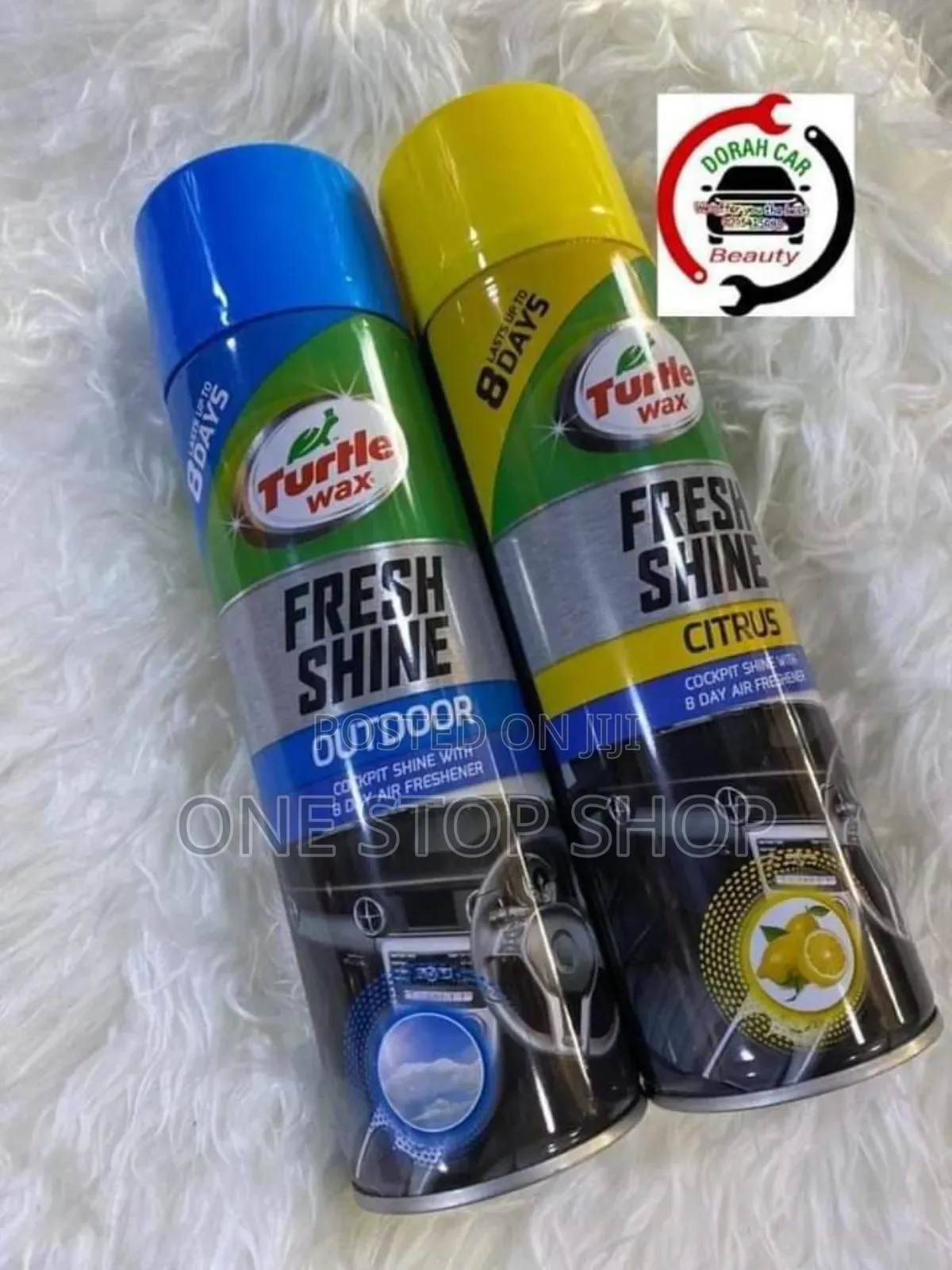 Original Turtle Wax Flavoured Dashboard Spray and Restorer
