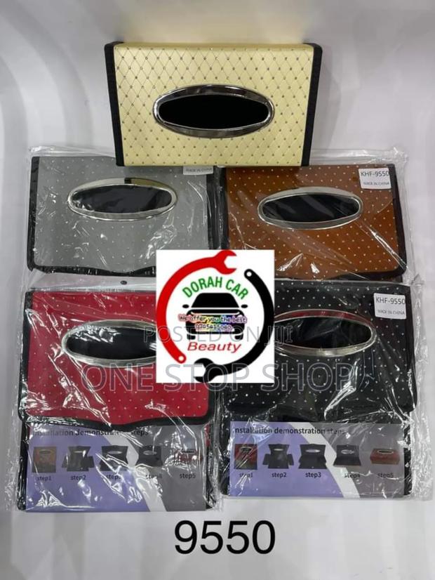 Leather Car Saviette Holder