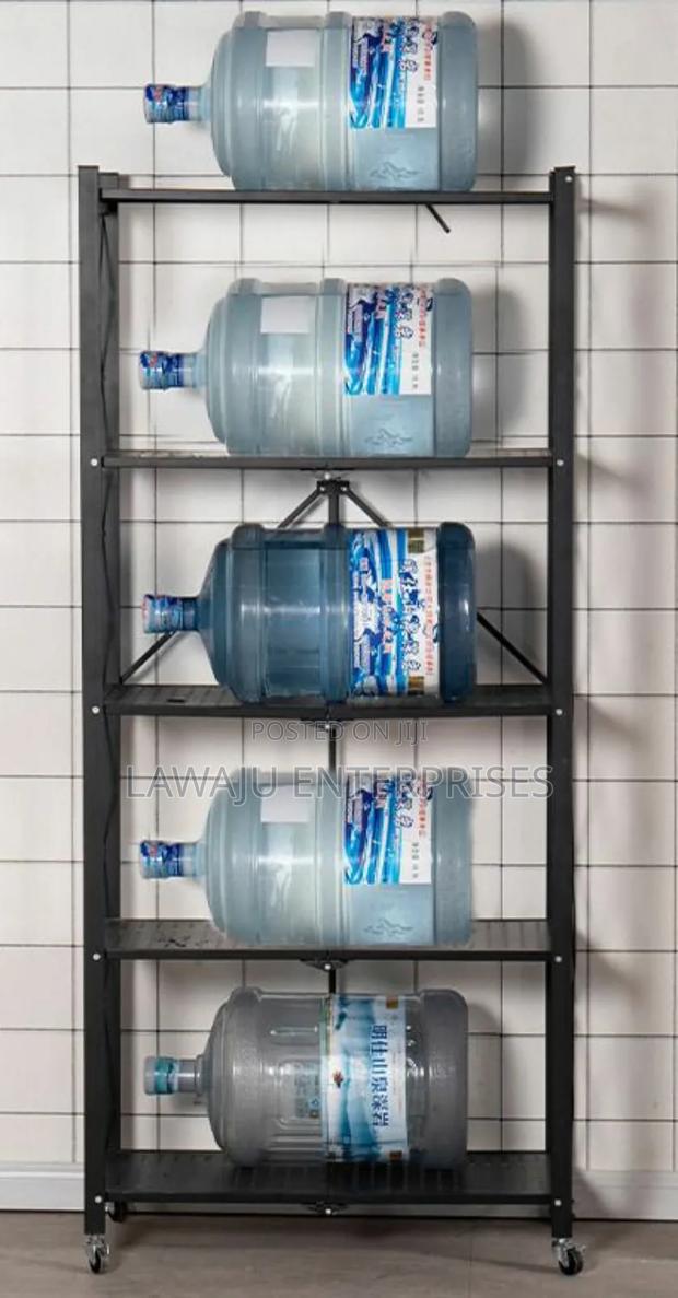 5 Layer Foldable Kitchen Rack - main view