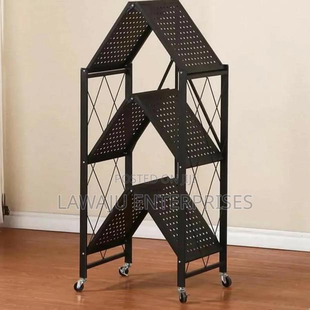 3 Layer Foldable Metal Rack - main view