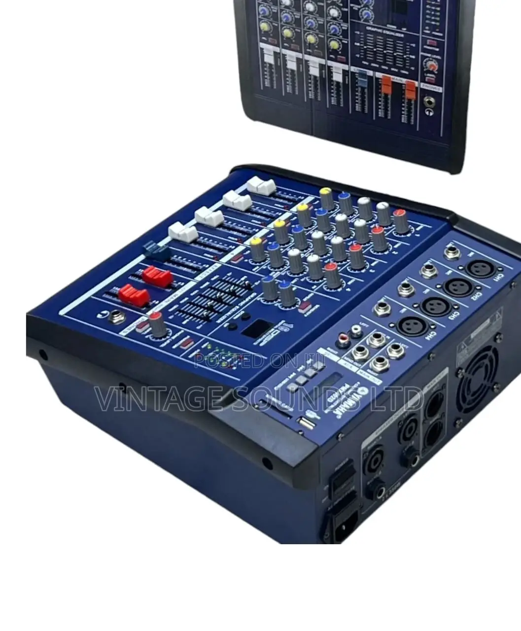 Powered Mixer PMX 404D -4channel Mixer W/Usb Bt