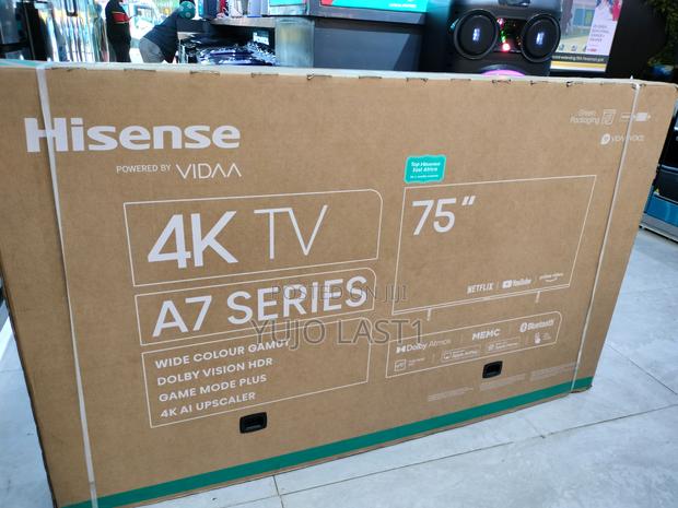 (2024)Hisense 75 Inch Tv Smart Uhd 75a7k - main view