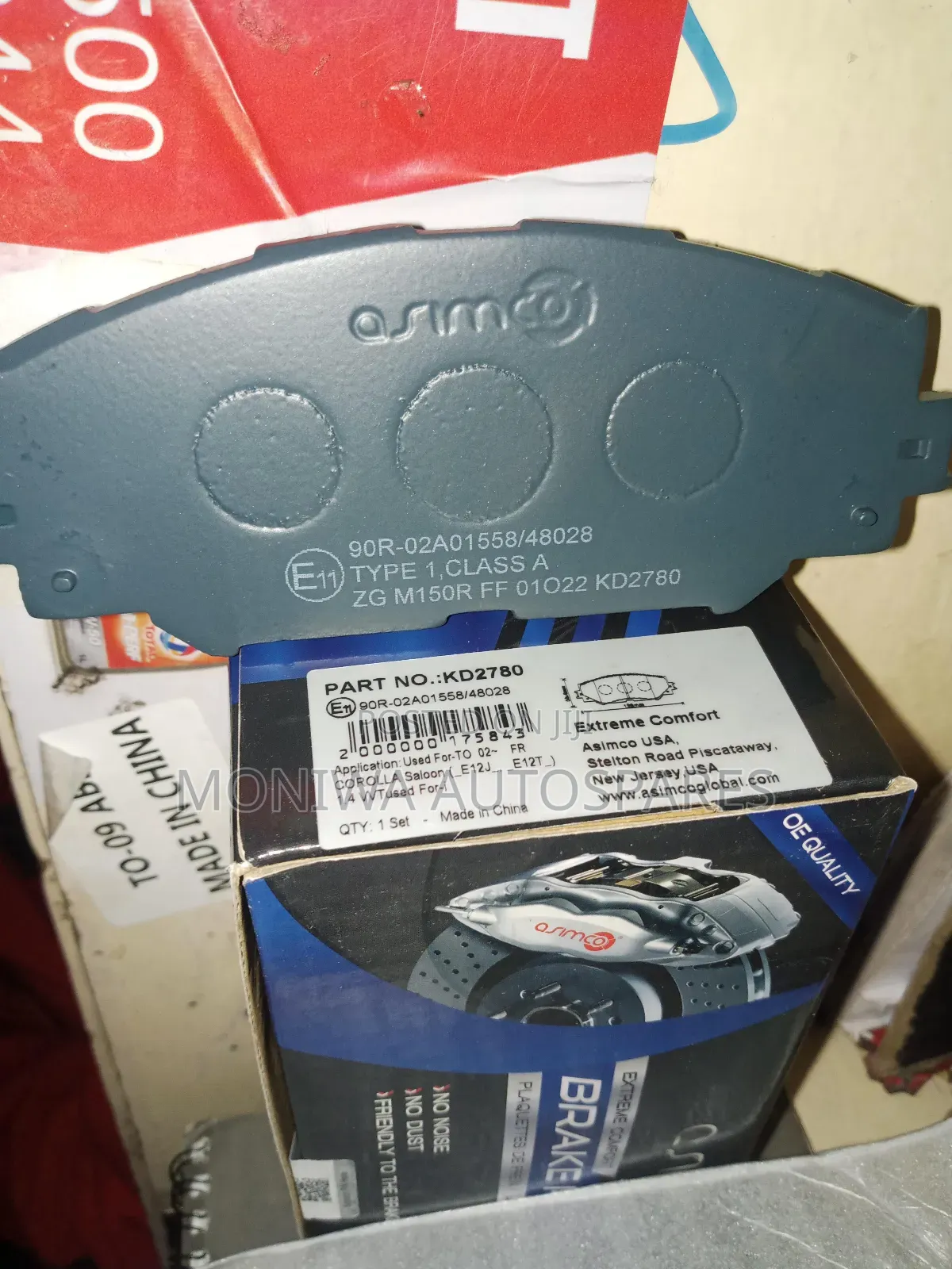 Brake Pad Toyota Nze, Corolla Fielder