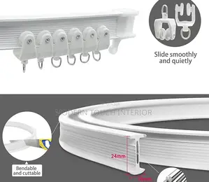 PVC Bendable Curtain Track