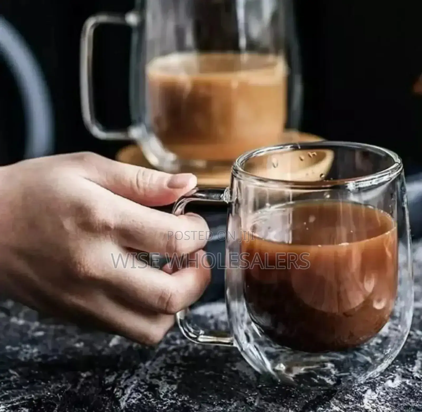 *Borosilicate Double Walled Mug*✓ 