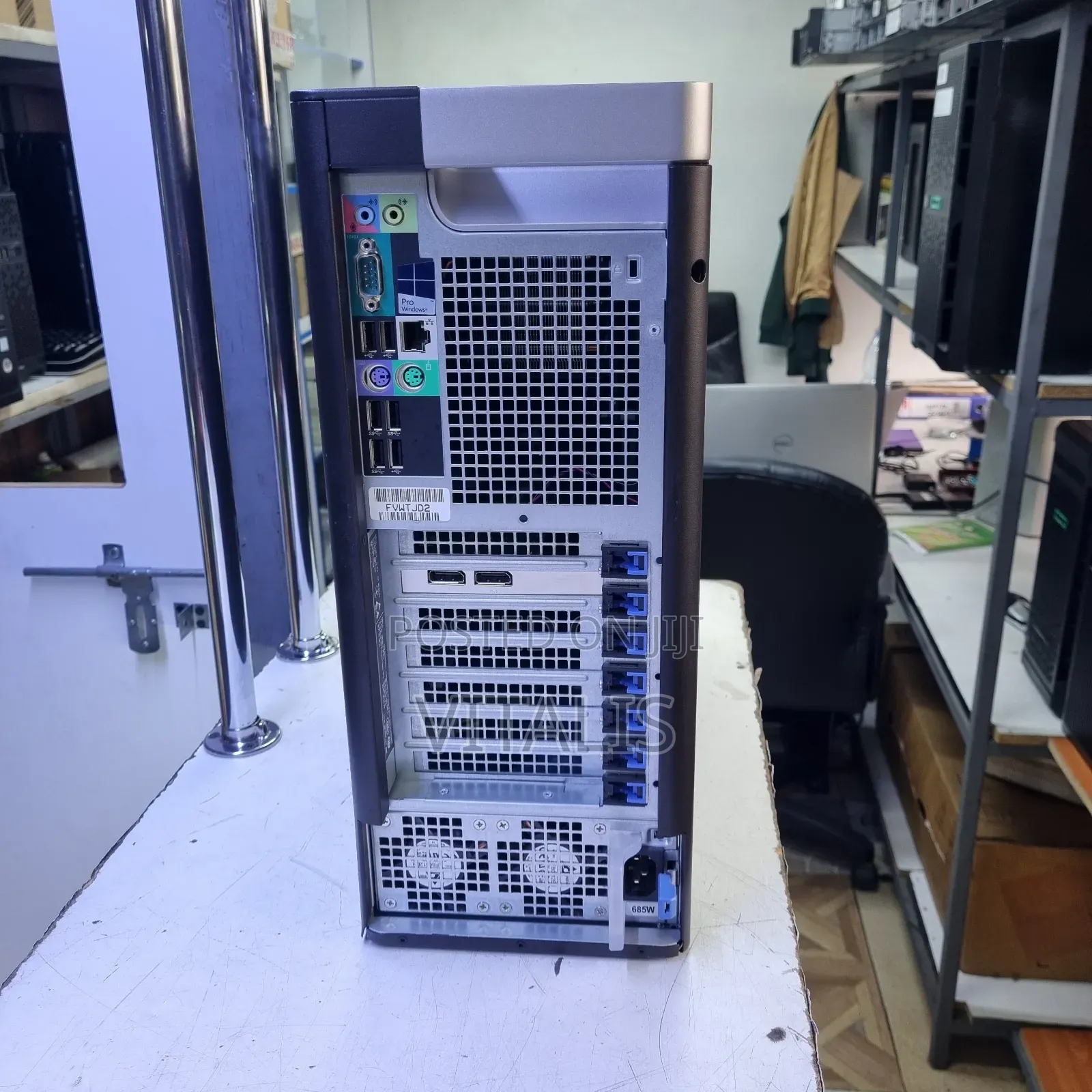 Desktop Computer Dell 64GB Intel Xeon HDD+SSD 1T