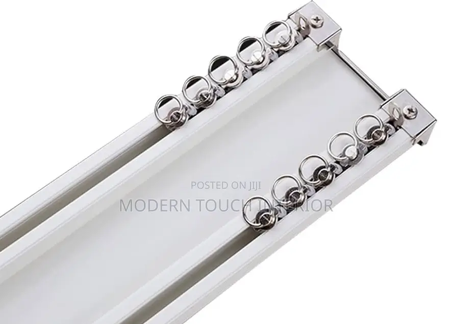 Aluminium Straight Double Curtain Rail