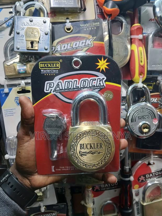 Buckler 70mm Padlock Heavy Duty Hardware Lock