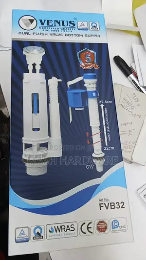 Venus Dual Flush Valve Bottom Supply