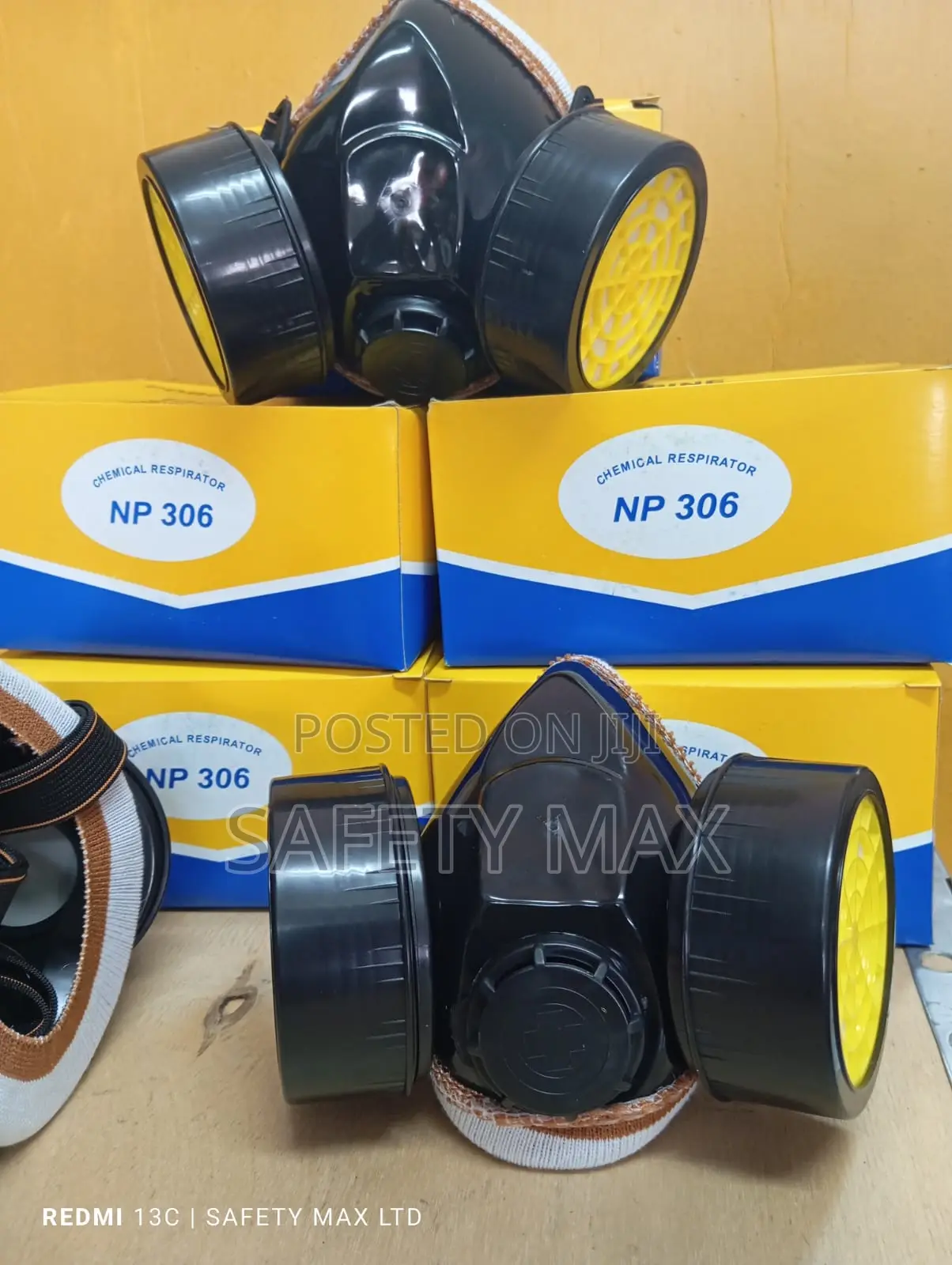 Np306 Respirator Mask,/Double Cartridge Gas Mask