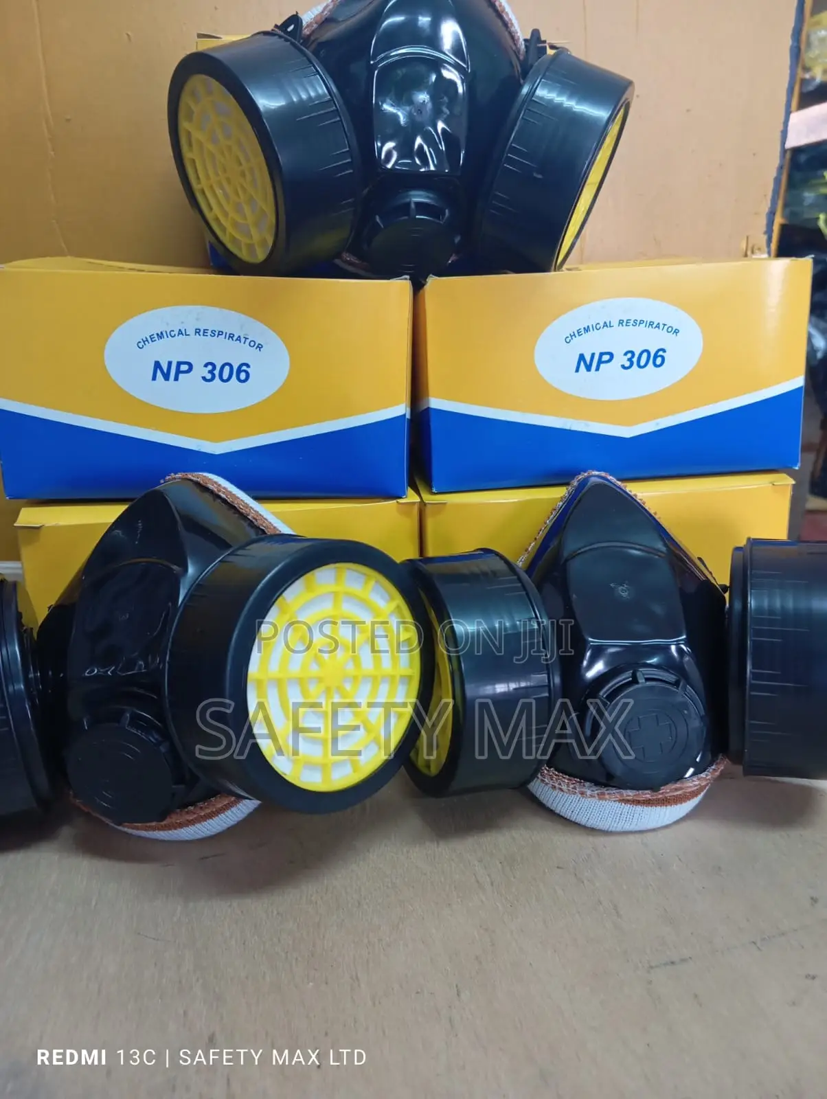 Np306 Respirator Mask,/Double Cartridge Gas Mask