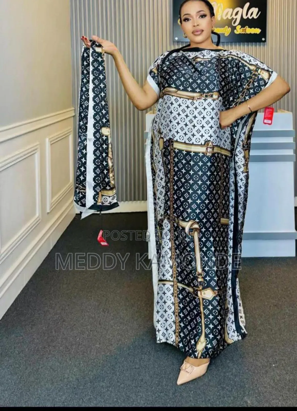 Designer Silk Long Dress