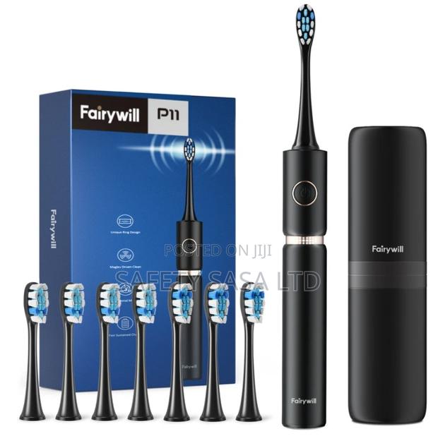 Black Sonic Electric Toothbrush - main view