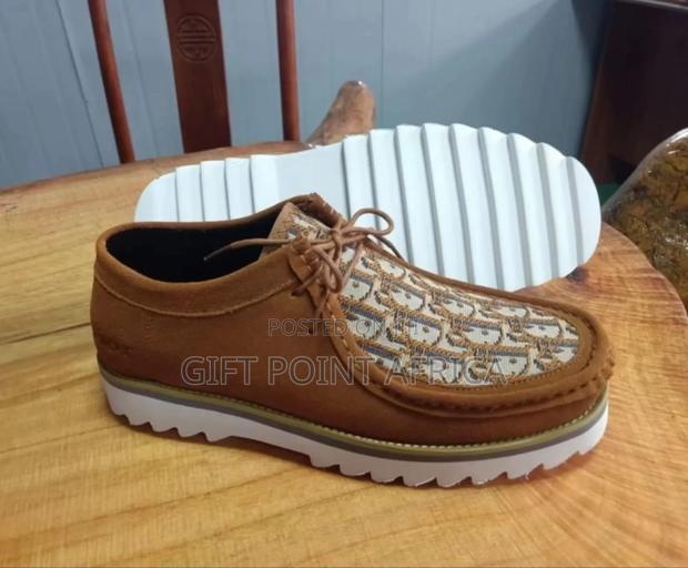 Brown Clarks Dior Casual Shoes for Men