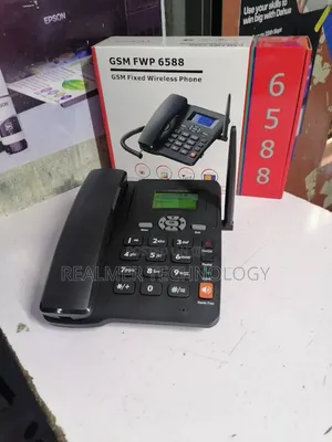ETS 6588 GSM Fixed Wireless Phone With SIM Card Slot