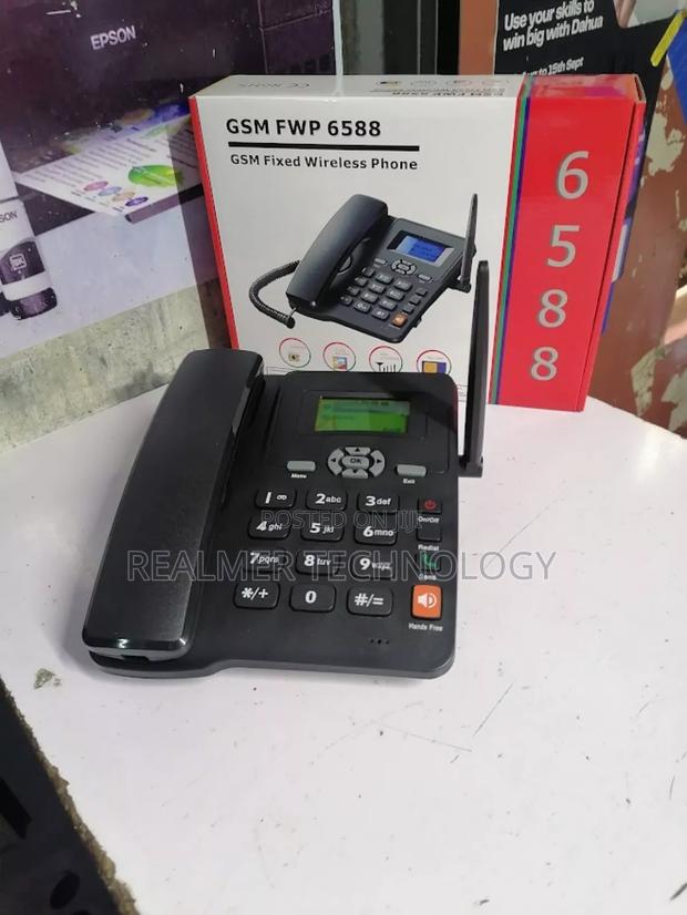 ETS 6588 GSM Fixed Wireless Phone With SIM Card Slot