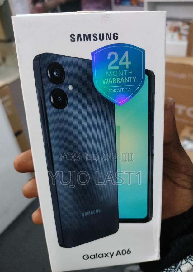 New Samsung Galaxy A06 64 GB Black - main view