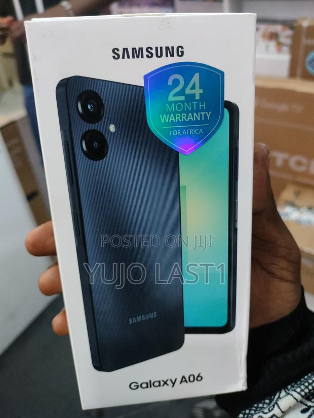 New Samsung Galaxy A06 64 GB Black - thumbnail 3