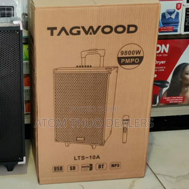 Black Tagwood 10inches Trolley Speaker LTS-10A - main view