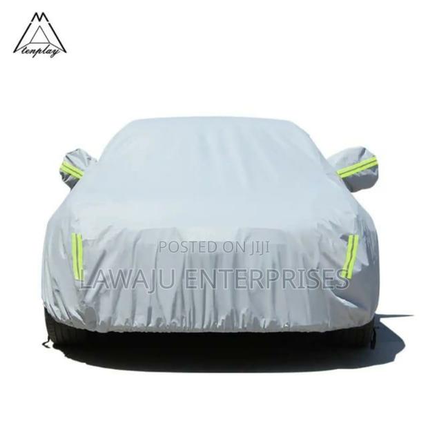 Large Universal Grey Car Cover With Inside Fleece