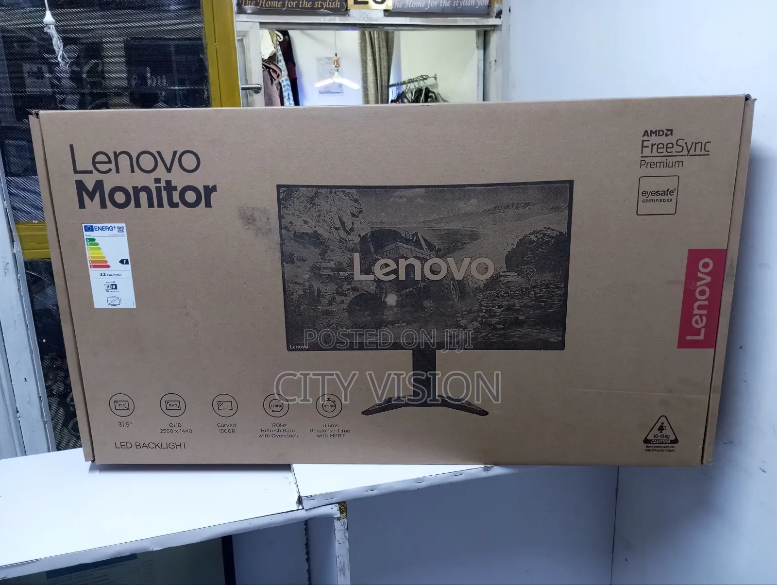 Lenovo G32qc-30 32” Curved QHD (1440p) Monitor 165hz