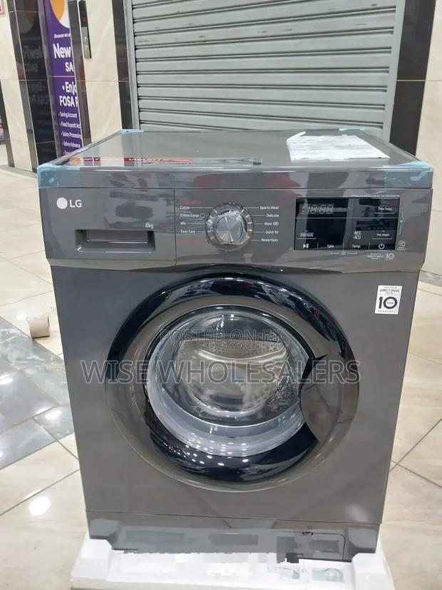 Lg F4j3tyg6j Front Load Washing Machine, 8kg• ✓ √√