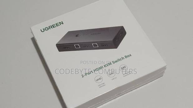 UGREEN HDMI Switch Box 2 in 1 Out KVM Switching - main view