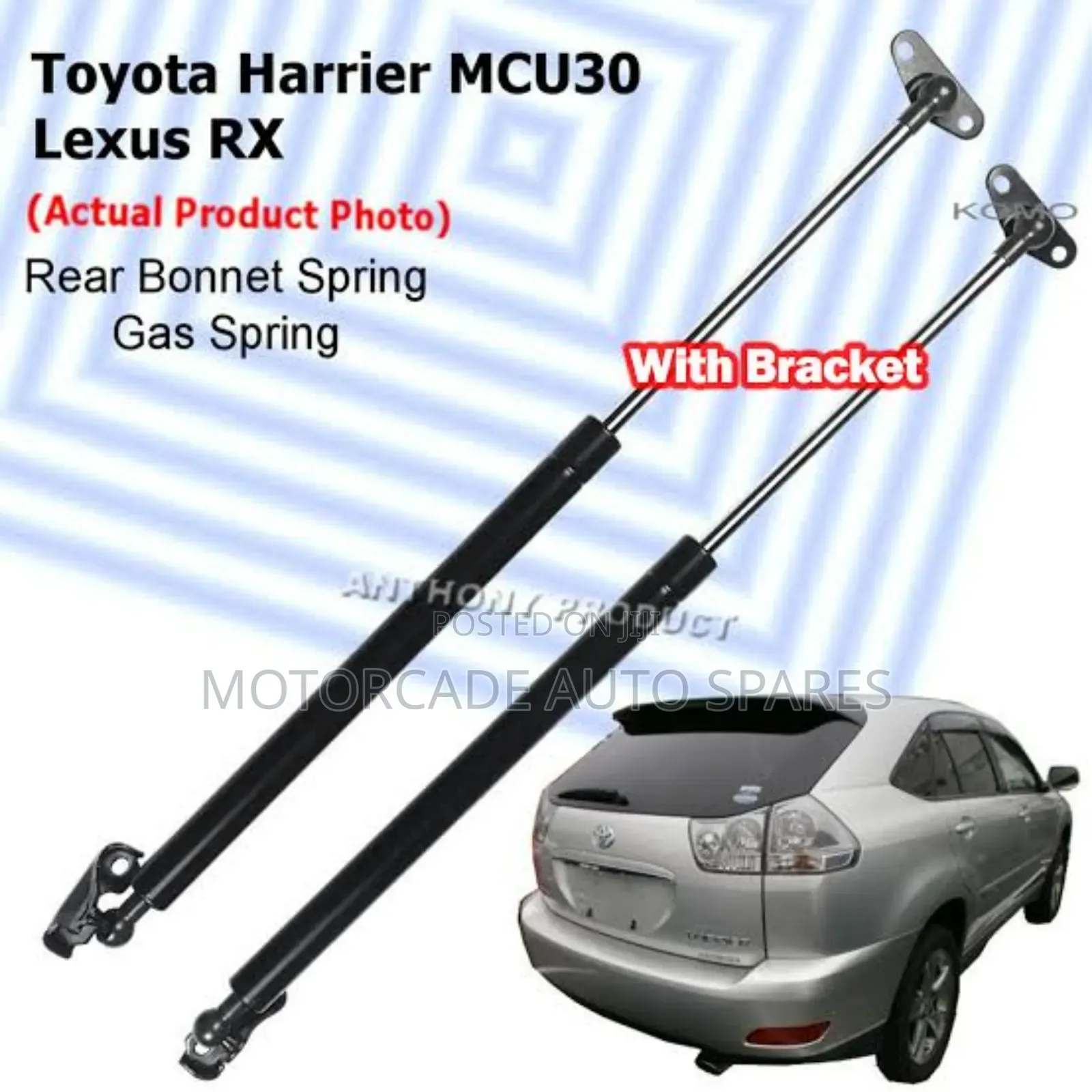 Toyota Harrier 240 Boot Shocks