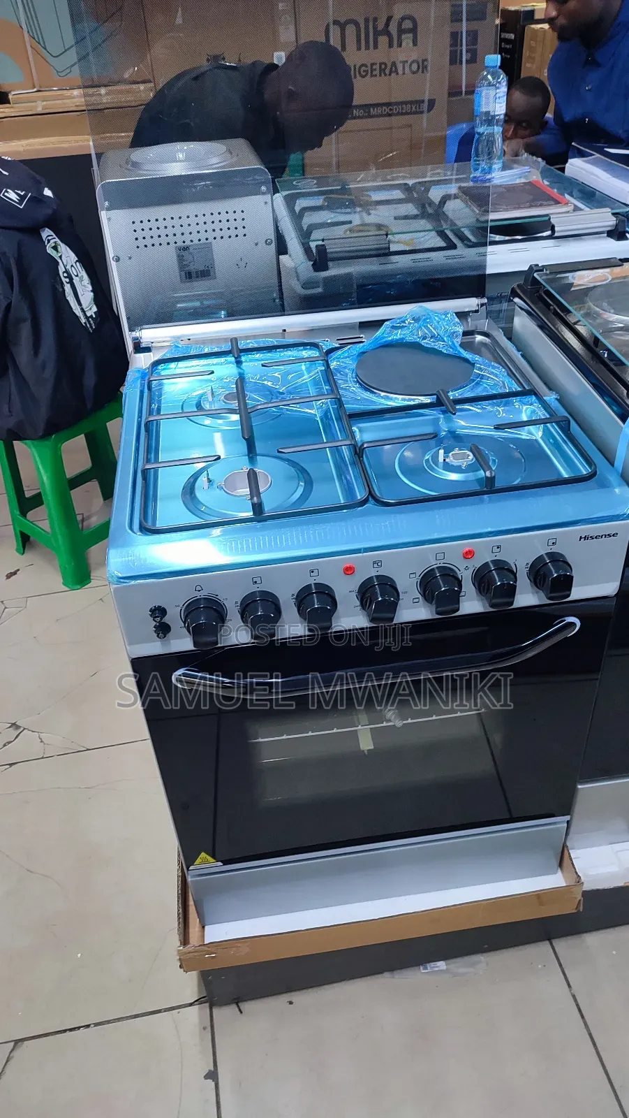 Hisense 3 Gas + 1 Electric Cooker 60 by 60 Electric Oven