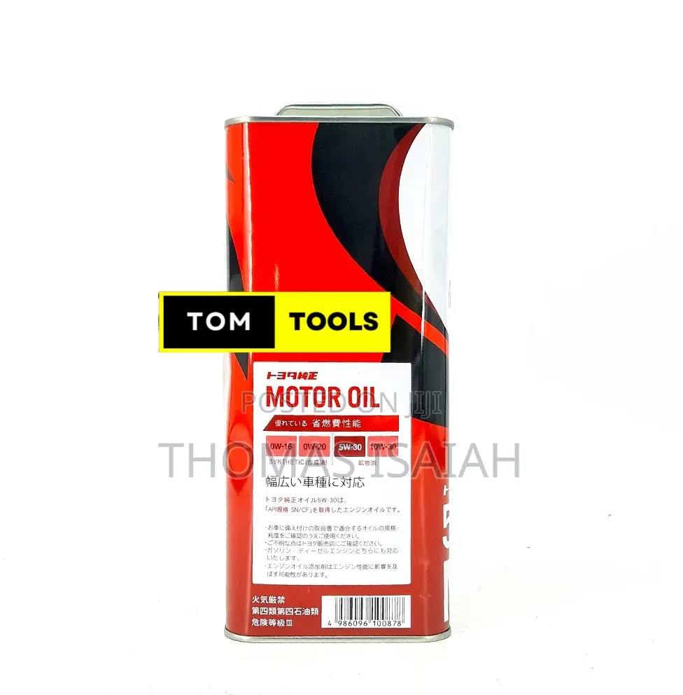 Toyota Sn Cf Gf5 Sae 5w30 Fully Synthetic Engine Oil 4L in Nairobi