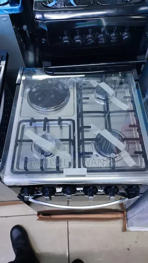 Sarahtech 3 Gas + 1 Electric Plate Standing Cooker 50 by 55