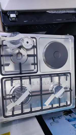 Sarahtech 3 Gas + 1 Electric Plate Standing Cooker 50 by 55