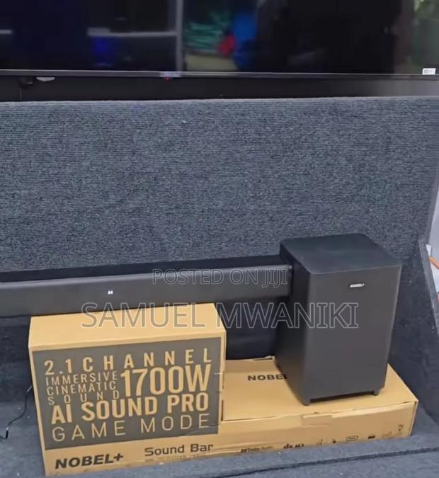 Nobel Plus Soundbar Nbv8 2.1ch 1700w Pmpo Surround Sound