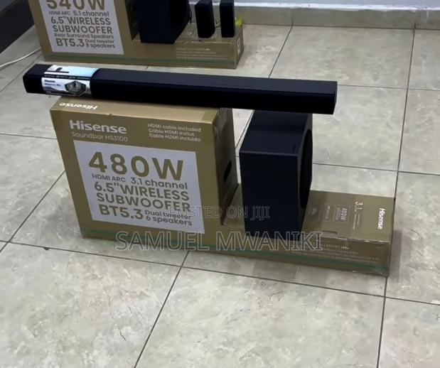 Hisense Soundbar 3.1ch 480w Wireless Hs3100