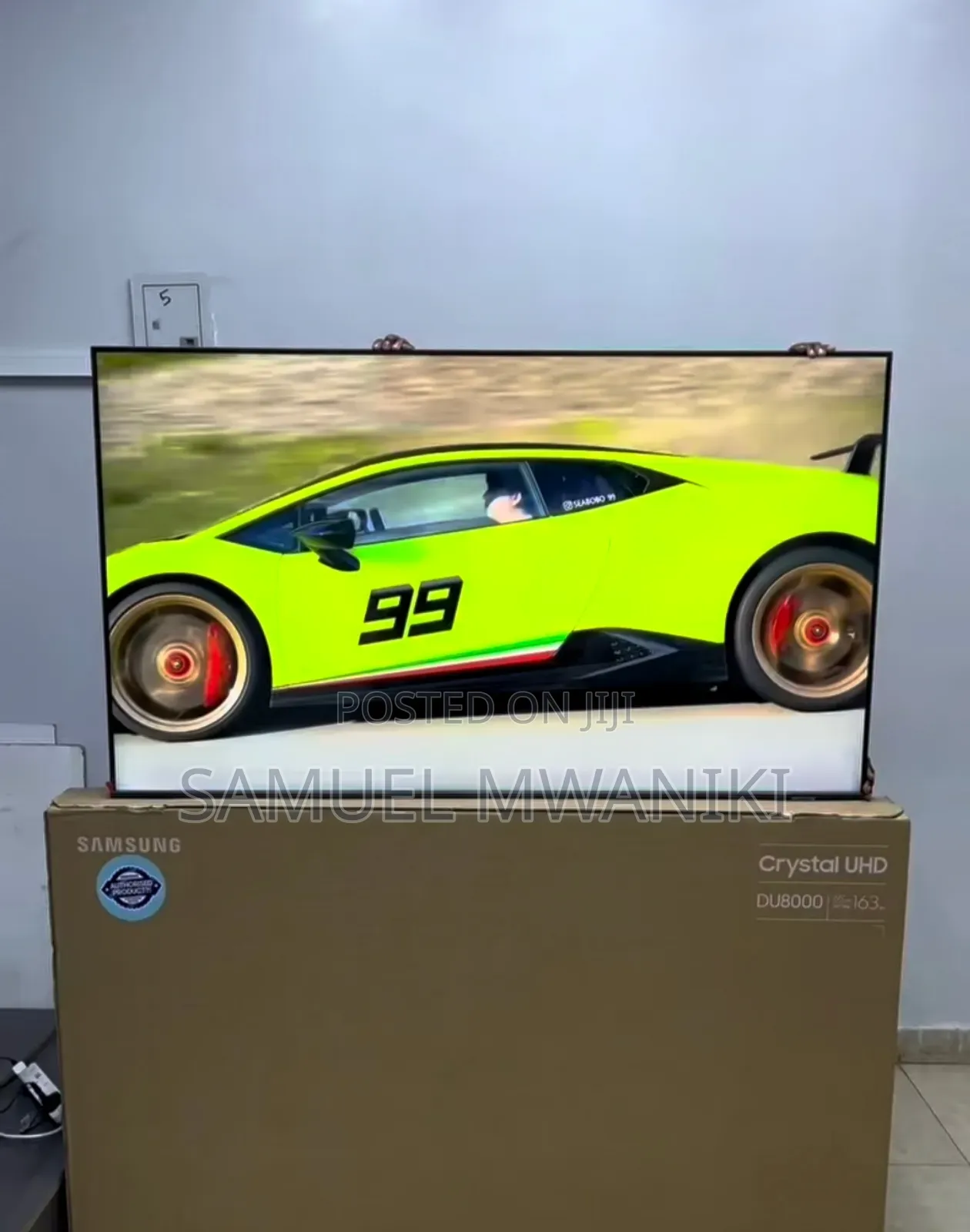 Samsung 65′′ Du8000 Crystal Uhd Smart Tv New Model – 2024