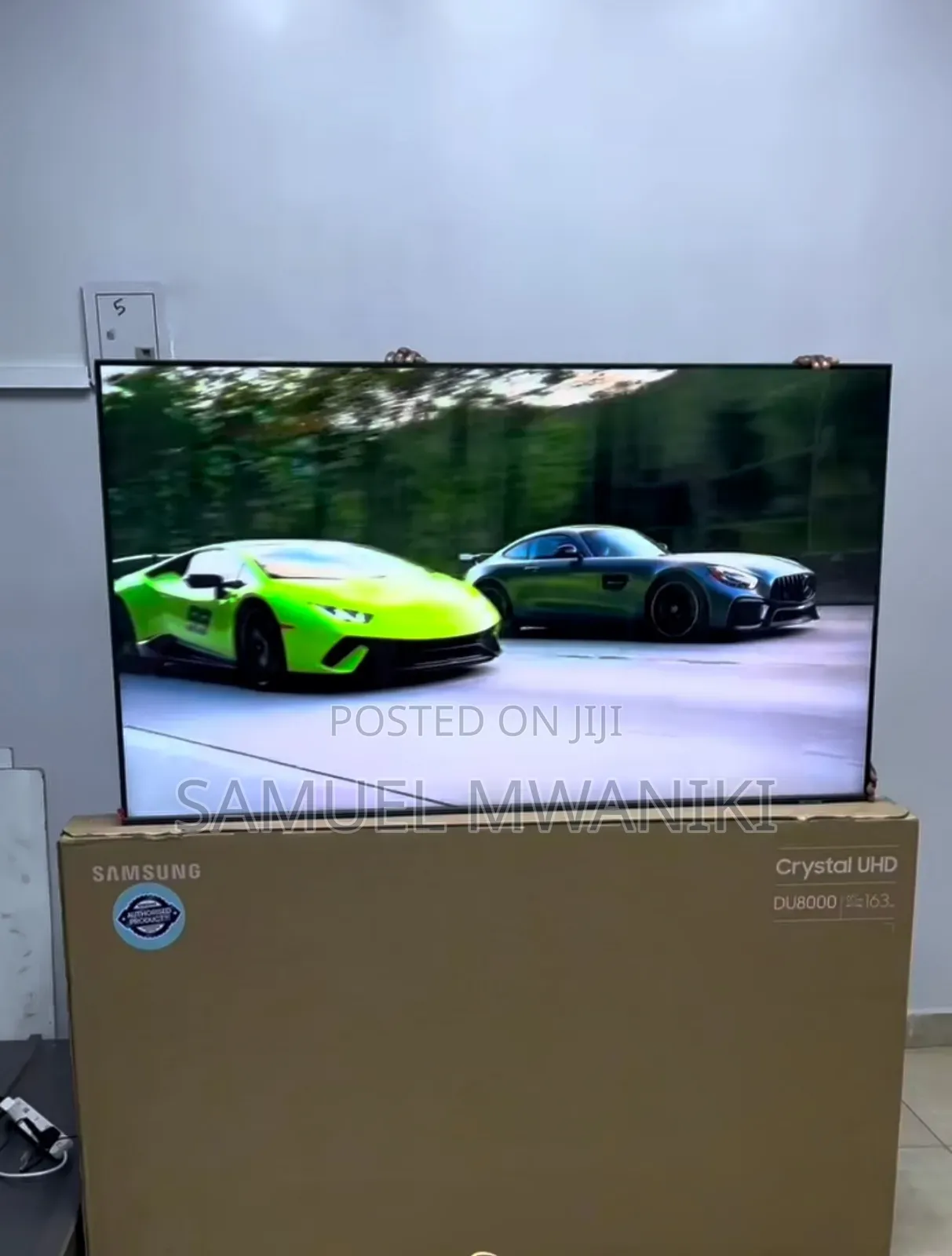 Samsung 65′′ Du8000 Crystal Uhd Smart Tv New Model – 2024