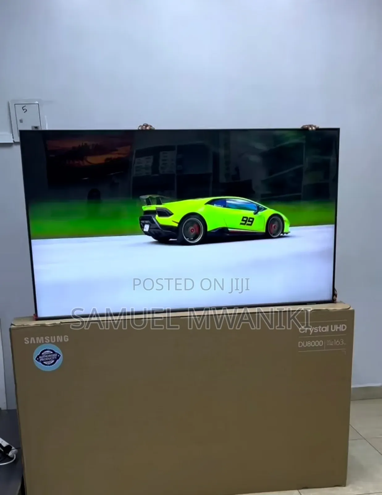 Samsung 65′′ Du8000 Crystal Uhd Smart Tv New Model – 2024