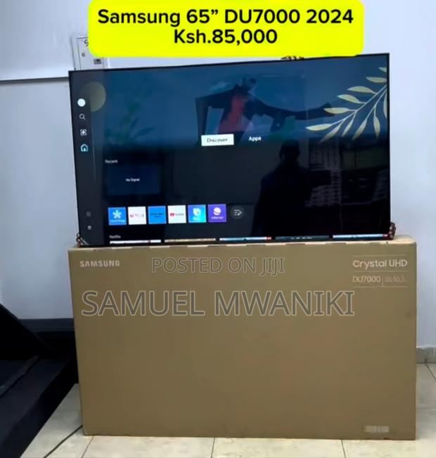 Samsung 65" Crystal Uhd Du7000 Smart Tv Tizen (2024)