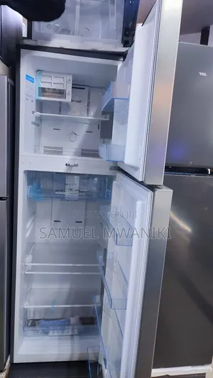 Ramtons 243 Litres Double Door No Frost Fridge Silver Rf/317