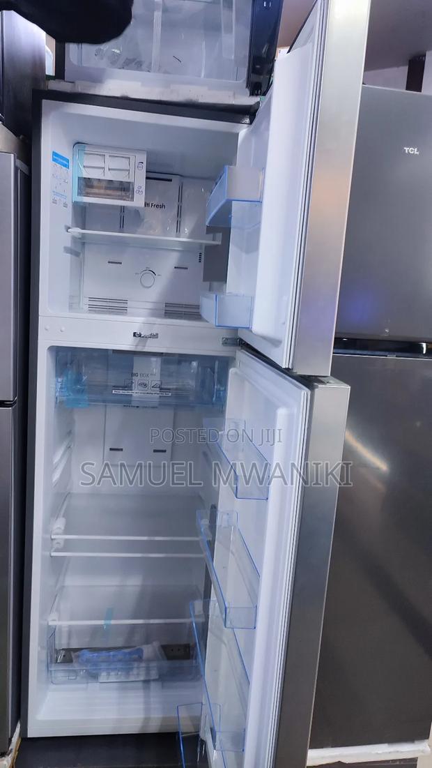 Ramtons 243 Litres Double Door No Frost Fridge Silver Rf/317 - thumbnail 2