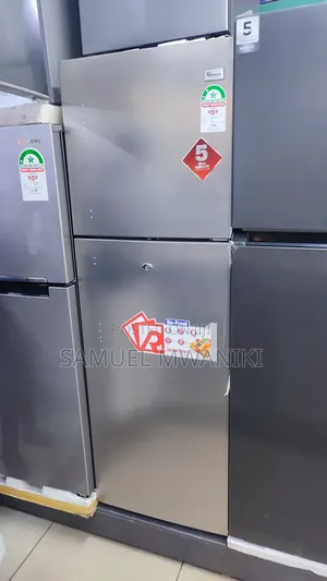 Ramtons 243 Litres Double Door No Frost Fridge Silver Rf/317