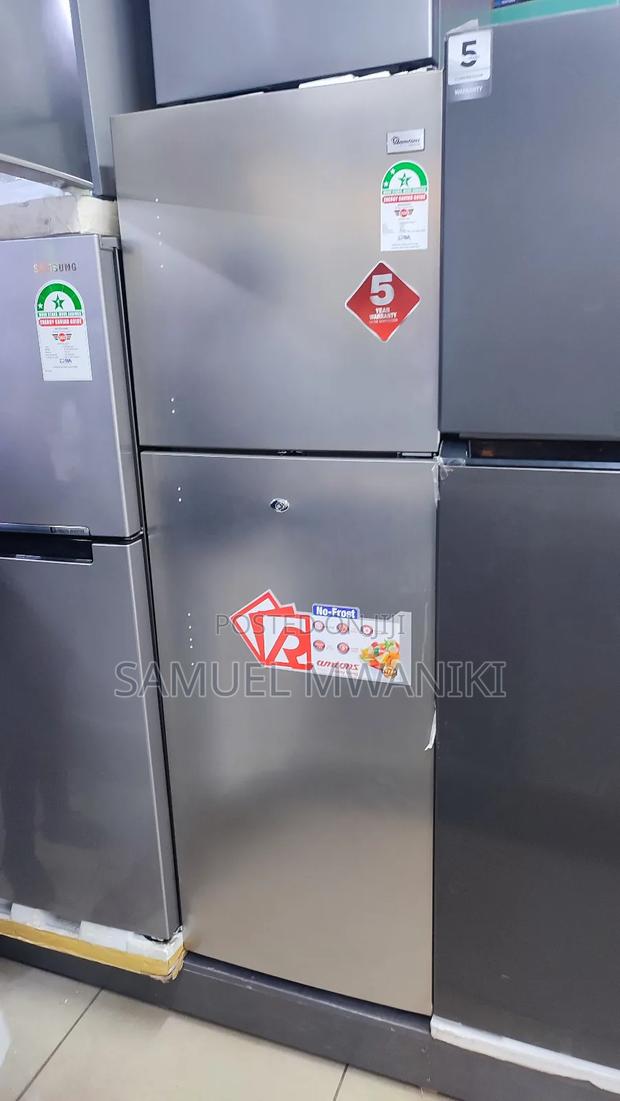 Ramtons 243 Litres Double Door No Frost Fridge Silver Rf/317 - thumbnail 5