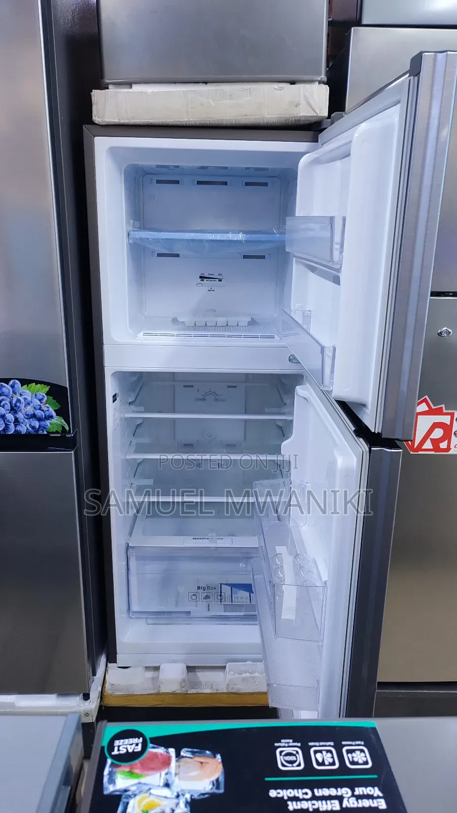 Samsung 210 Liter Double Door No Frost Refrigerator - Silver