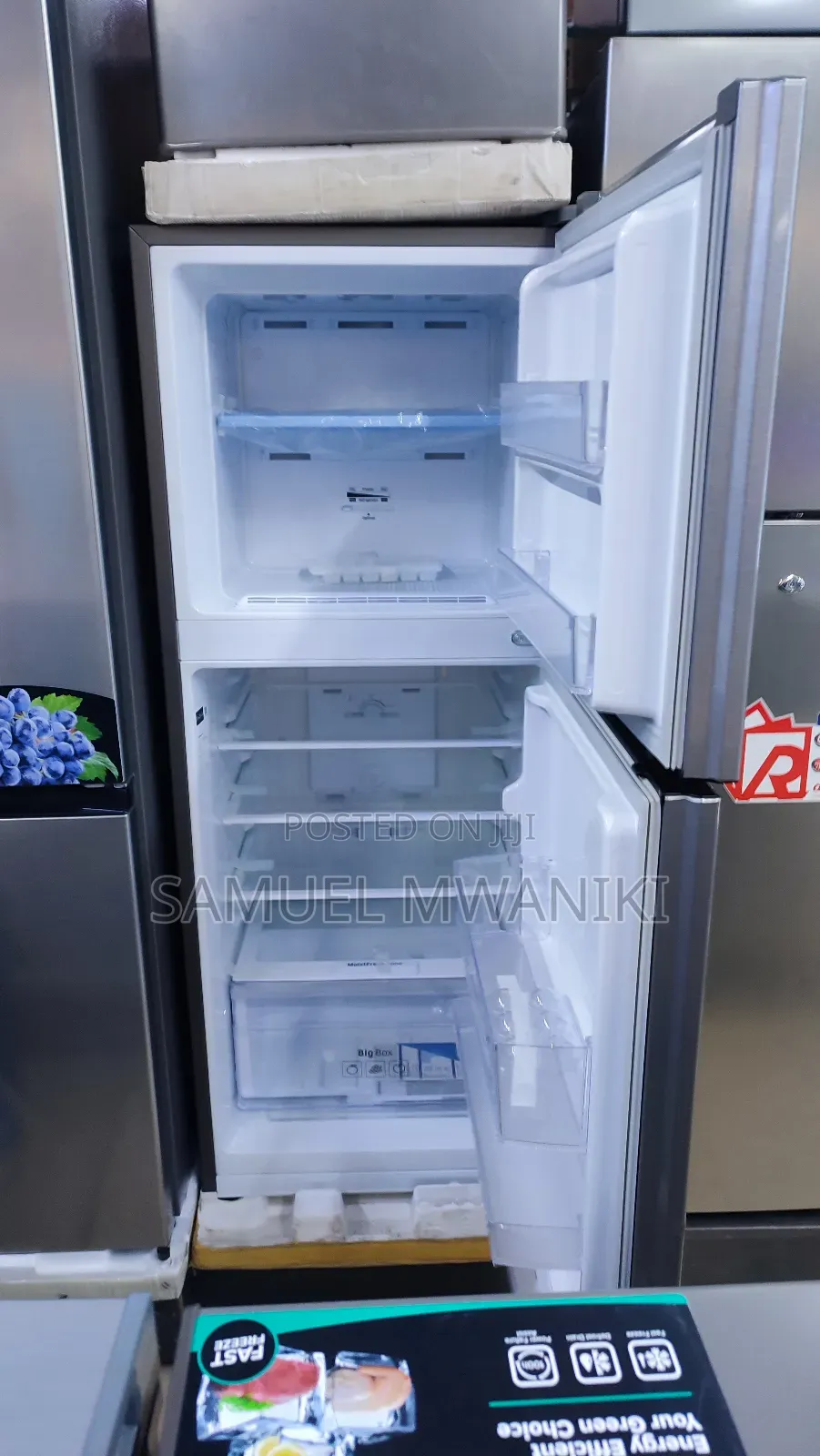 Samsung 210 Liter Double Door No Frost Refrigerator - Silver