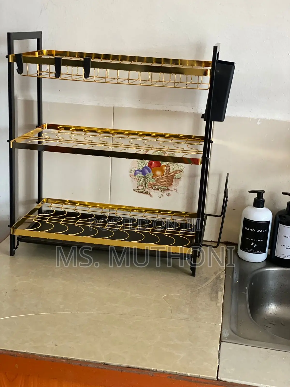 Kitchen 3 Tier Dish Rack*