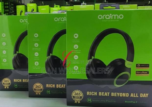 Oraimo Boompop 2 Headphone Powerful Deep Bass Headset