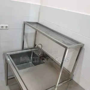 Single Bowl Sink With Top Shelf