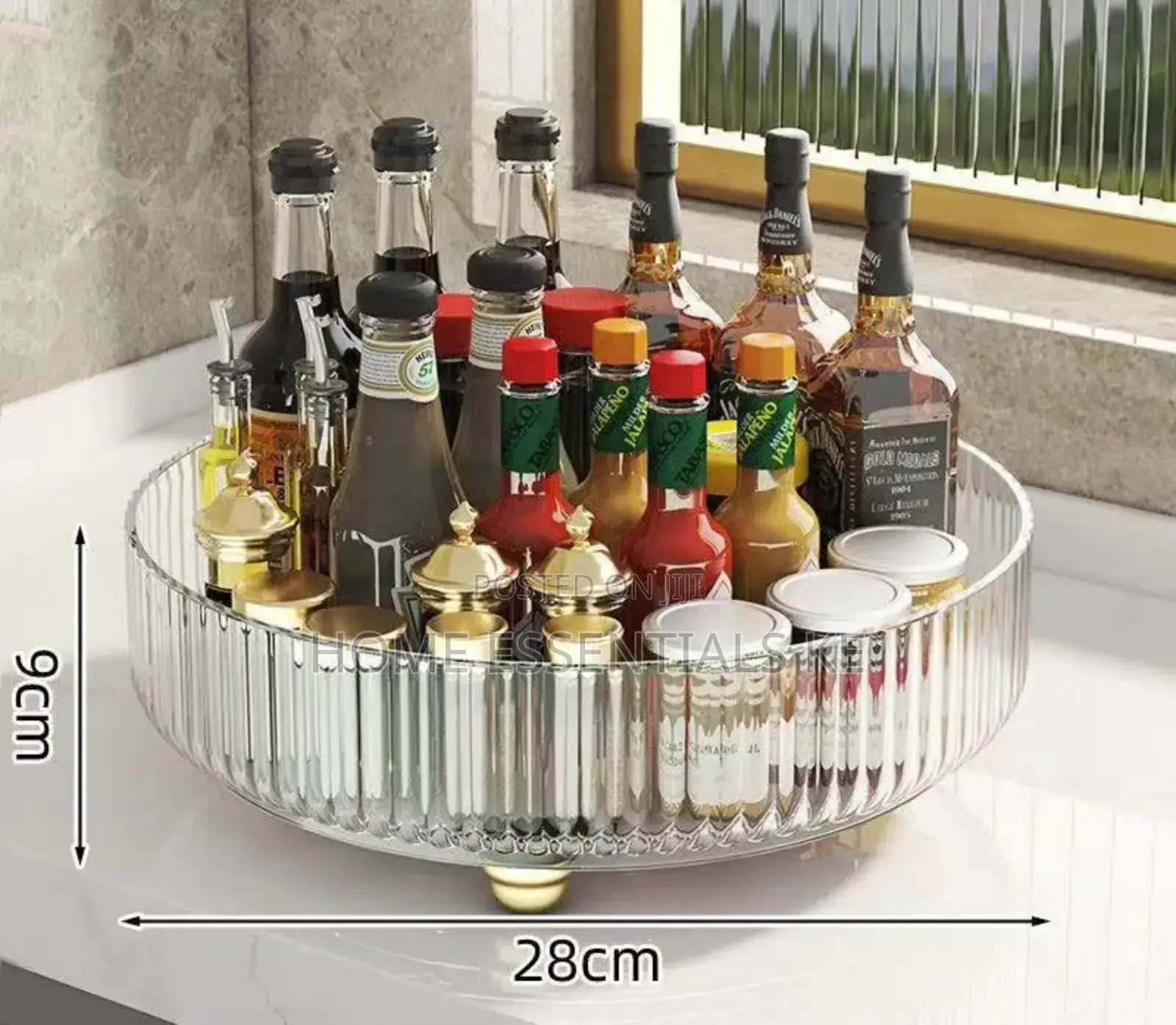 *28cmx9cm Rotating Acrylic Organizer