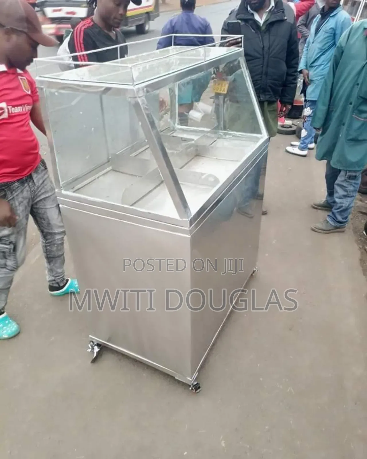 Smokes, Sausage, Eggs Stainless Steel Trolley